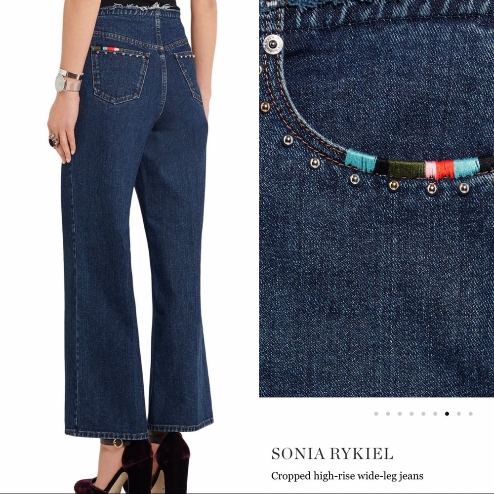 $129 TODAY ONLY! Sonia Rykiel NWT Rainbow Stitch